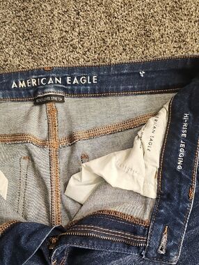American Eagle Outfitters Women's Dark Blue Skinny Jeans